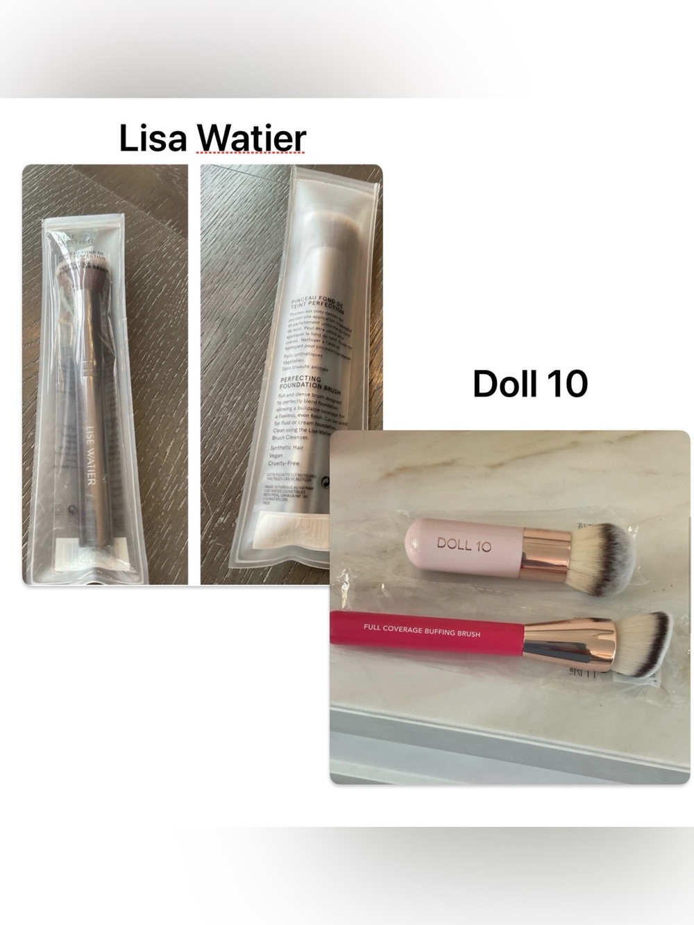 Lisa Watier & Doll 10 BRUSH BUNDLE OFFER